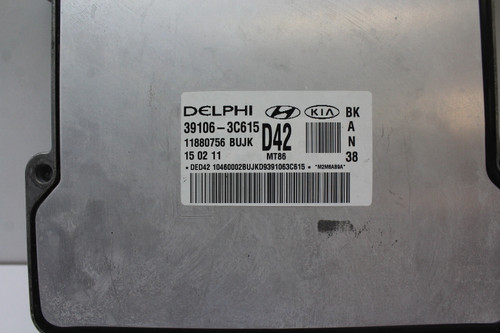 09-11 Hyundai Genesis 39106-3C615 Computer Engine Control ECU ECM EBX Module 09-11 Hyundai Genesis 39106-3C615 Computer Engine Control ECU ECM EBX Module