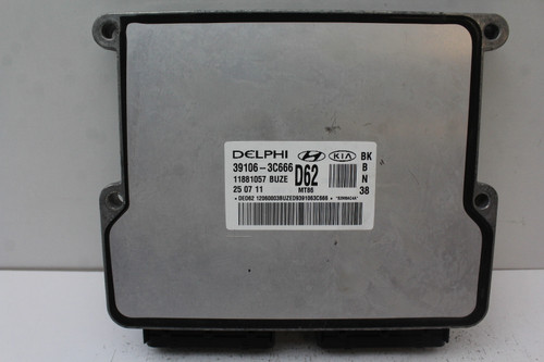 09-12 Hyundai Genesis 39106-3C666 Computer Engine Control ECU ECM EBX Module 09-12 Hyundai Genesis 39106-3C666 Computer Engine Control ECU ECM EBX Module