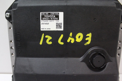 14 15 Toyota Prius 89661-47590 Computer Brain Engine Control ECU ECM EBX Module