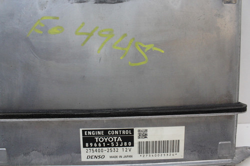 11 12 Lexus IS250 89661-53045 Computer Brain Engine Control ECU ECM EBX Module