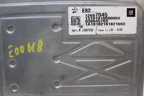 18 2018 Chevrolet Traverse 12687296 Computer Engine Control ECU ECM EBX Module