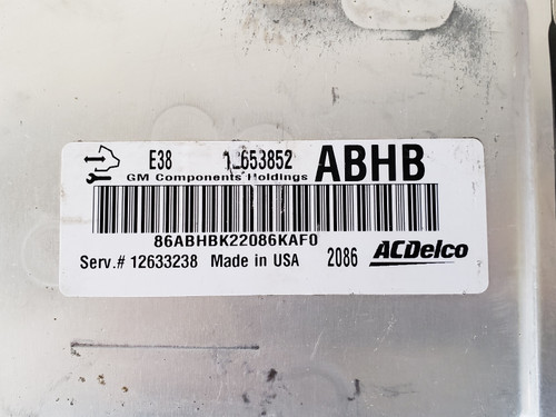 2010-2014 Chevy Tahoe 12633238 Computer Brain Engine Control ECU ECM EBX Module