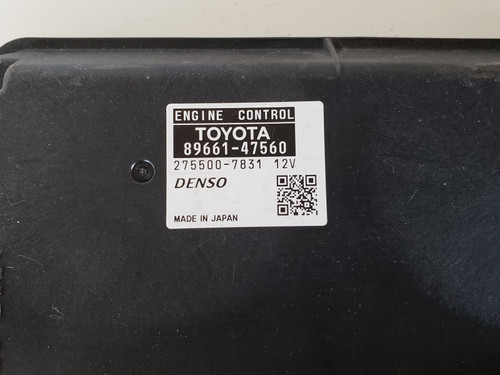 2014 Toyota Prius 89661-47560 Computer Brain Engine Control ECU ECM EBX Module