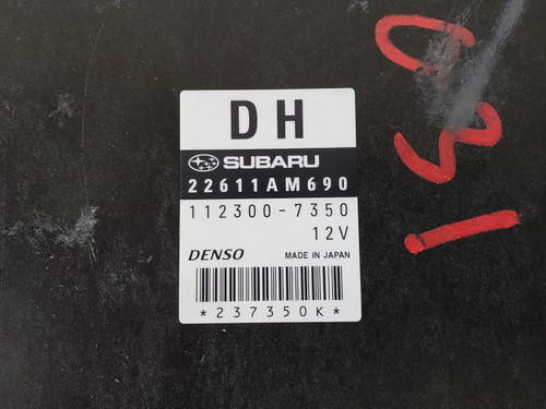 2008-2009 Impreza 22611AM690 Computer Brain Engine Control ECU ECM EBX Module