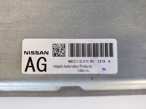 2011-2013 Altima MEC112-070 B1 Computer Brain Engine Control ECU ECM EBX Module