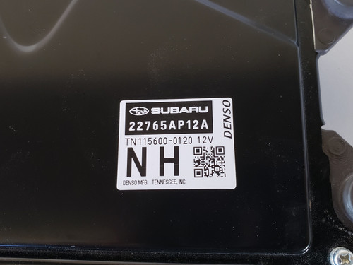 2020 Subaru Impreza 22765AP12A Computer Brain Engine Control ECU ECM EBX Module