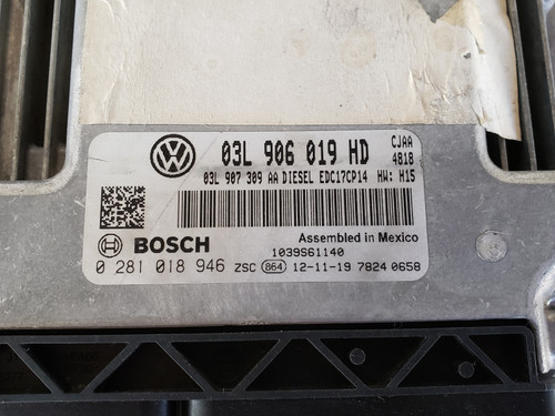 2013-2014 Jetta 03L 906 019 HD Computer Brain Engine Control ECU ECM EBX Module
