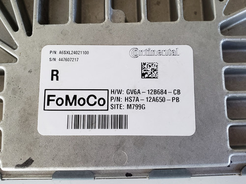 2017-2020 Fusion GV6A-12B684-CB Computer Brain Engine Control ECU ECM EBX Module