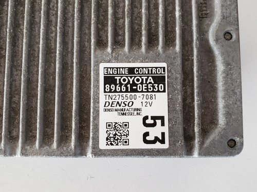 2014 Highlander 89661-0E530 Computer Brain Engine Control ECU ECM EBX Module