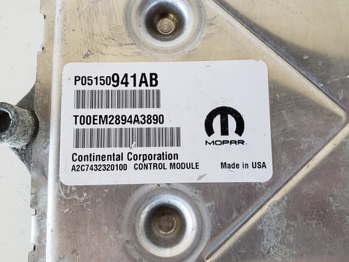 2013-2017 Patriot P68246708AB Computer Brain Engine Control ECU ECM EBX Module