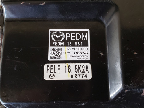 2014-2016 Mazda 3 PELF 18 8K2A Computer Brain Engine Control ECU ECM EBX Module