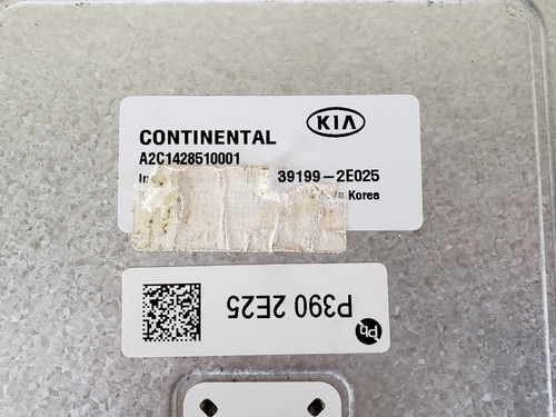 2017-2018 Kia Forte 39199-2E025 Computer Brain Engine Control ECU ECM EBX Module