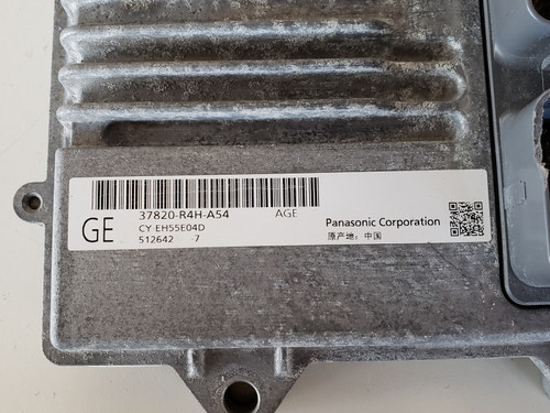 16-17 Acura ILX 37820-R4H-A54 Computer Brain Engine Control ECU ECM EBX Module