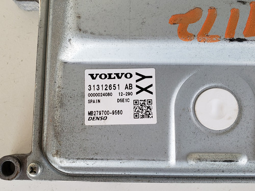 2013 Volvo S60 31312651AB Computer Brain Engine Control ECU ECM EBX Module