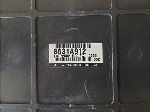 2011-2012 Galant 8631A912 Computer Brain Engine Control ECU ECM EBX Module