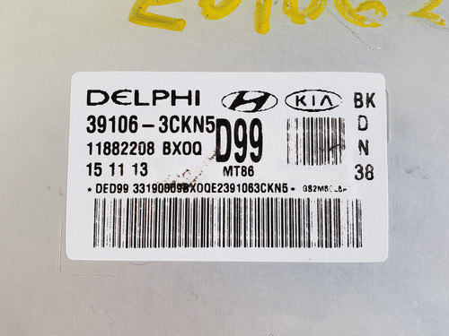 2013-2015 Genesis 39106-3CKN5 Computer Brain Engine Control ECU ECM EBX Module