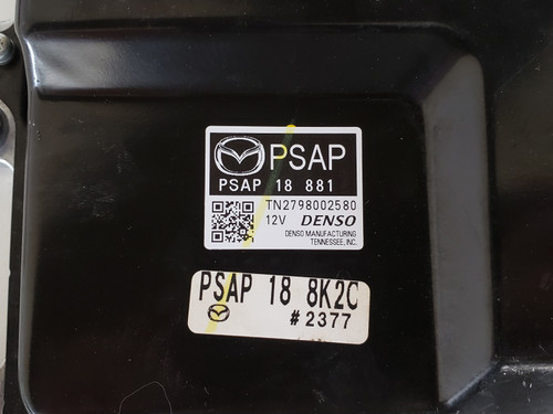 2017-2018 Mazda 3 PSAP 18 8K2C Computer Brain Engine Control ECU ECM EBX Module