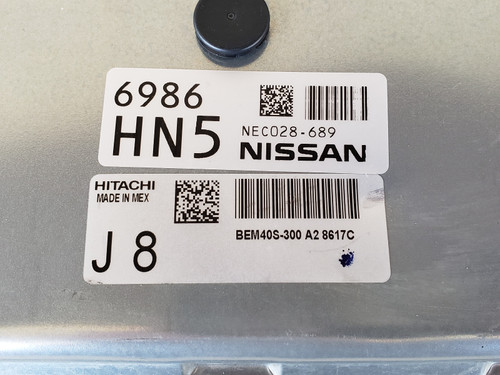 2018-2019 Sentra BEM405-300 A2 Computer Brain Engine Control ECU ECM EBX Module