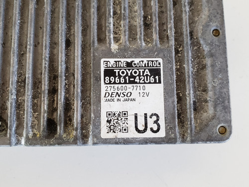 2015 Toyota Rav4 89661-42U61 Computer Brain Engine Control ECU ECM EBX Module