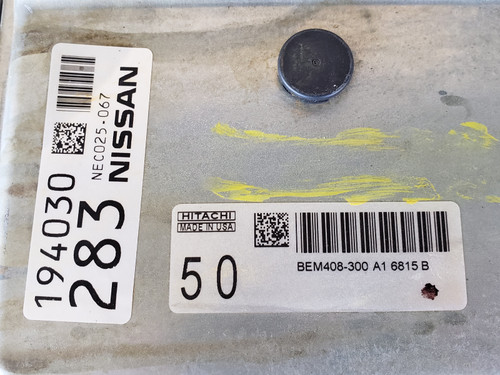 2016-2017 Altima NEC025-067 Computer Brain Engine Control ECU ECM EBX Module