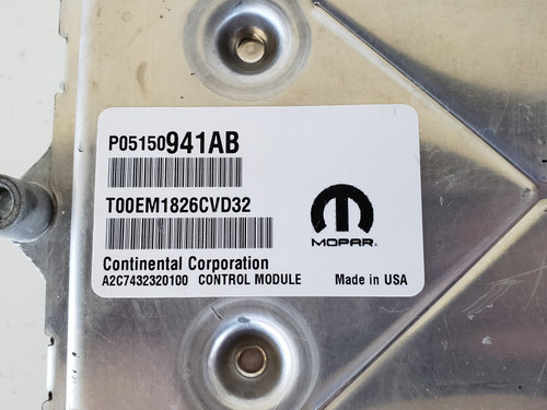 2015-2017 Patriot P68335990AA Computer Brain Engine Control ECU ECM EBX Module