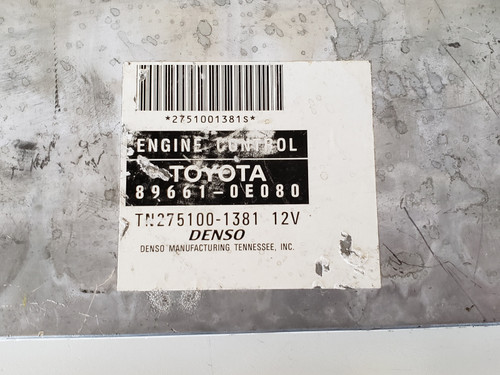 2004-2006 RX330 89661-0E080 Computer Brain Engine Control ECU ECM EBX Module