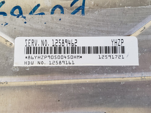 05-07 Silverado 1500 2500 12589462 Computer Engine Control ECU ECM EBX Module
