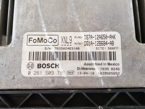 2013 Fusion DS7A-12A650-ANK Computer Brain Engine Control ECU ECM EBX Module