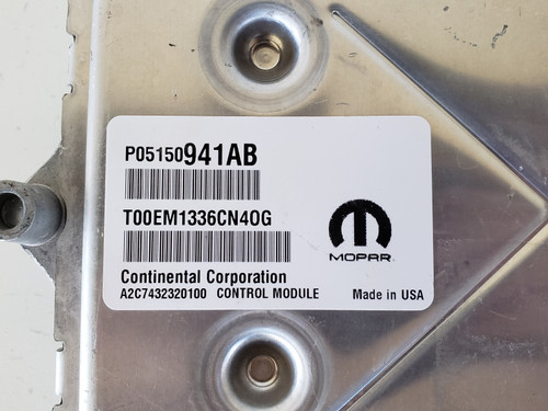 2013-2017 Patriot P05150941AB Computer Brain Engine Control ECU ECM EBX Module