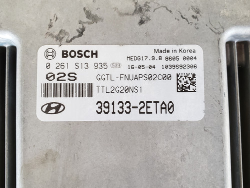 2016-2018 Tucson 39133-2ETA0 Computer Brain Engine Control ECU ECM EBX Module
