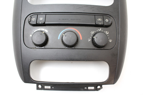 04-07 Dodge Caravan Climate Control Panel Temperature Unit A/C Heater