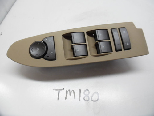 08-14 CADILLAC CTS MASTER WINDOW SWITCH LEFT HAND DRIVER SIDE TM180
