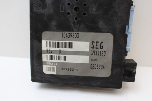 97-04 Silhouette 10439803 Body Control Module Unit BCM BCU