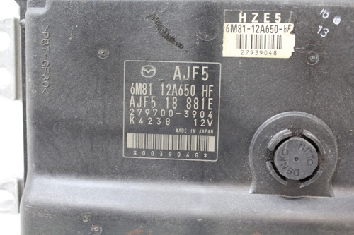 06-07 Mazda 6 6M81-12A650-HF Computer Brain Engine Control ECU ECM EBX Module