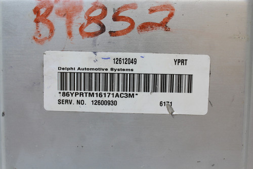 06-08 Grand Prix 12600930 Computer Brain Engine Control ECU ECM EBX Module