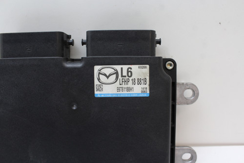 2011 Mazda 3 2.0L  LFHP 18 881B Computer Brain Engine Control ECU ECM EBX Module