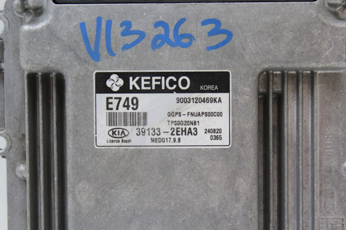 15 2015 Kia Soul 39133-2EHA3 Computer Brain Engine Control ECU ECM EBX Module