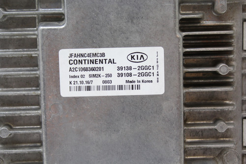 16-18 Kia Optima 39138-2GGC1 Computer Brain Engine Control ECU ECM EBX Module
