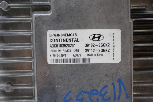 18 19 Hyundai Sonata 39112-2GGK2 Computer Brain Engine Control ECU ECM Module