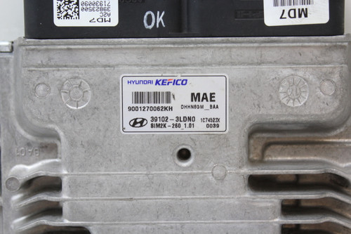 18 19 Hyundai Genesis G80 39102-3LDN0 Computer Engine Control ECU ECM EBX Module