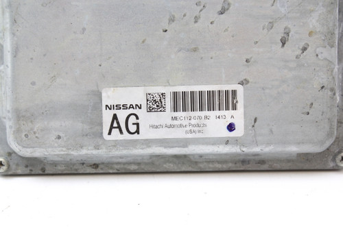 2011 11 Nissan Altima MEC112-070 B2 Computer Brain Engine Control ECU ECM Module