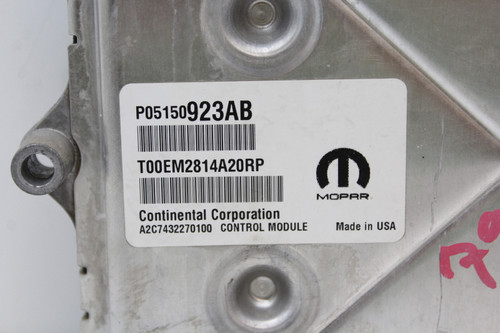 2015 15 Dodge Journey 3.6L 05150923AB Computer Engine Control ECU ECM EBX Module