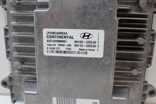 18-19 Sonata 2.4L 39112-2GGJ0 Computer Brain Engine Control ECU ECM EBX Module