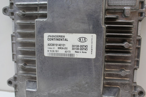 16-18 Optima 2.0L 39108-2GTK5 Computer Brain Engine Control ECU ECM EBX Module
