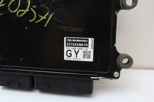 19 2019 Impreza MT 22765AM67D Computer Brain Engine Control ECU ECM EBX Module
