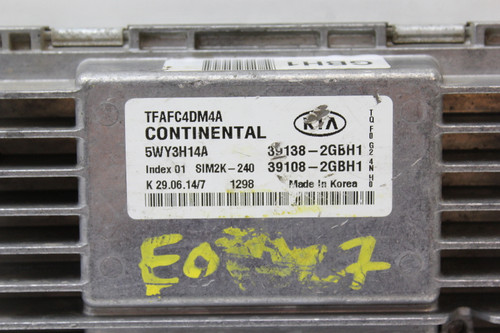 2015 15 Kia Optima 39108-2GBH1 Computer Brain Engine Control ECU ECM EBX Module