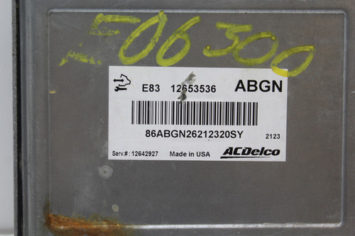 11 12 Chevrolet Cruze 12642927 Computer Brain Engine Control ECU ECM EBX Module