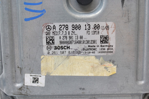14-16 GL550 GL63 GL450 A 278 900 13 00 Computer Engine Control ECU ECM Module