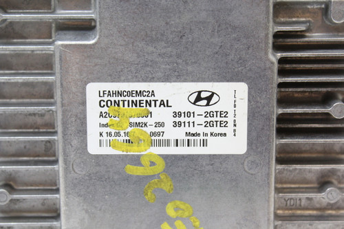 15-17 Hyundai Sonata 39111-2GTE2 Computer Brain Engine Control ECU ECM Module