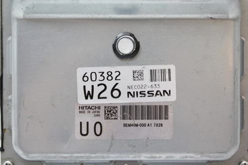 18-20 Nissan Rogue 2.5L BEM40M-000 A1 Computer Engine Control ECU ECM EBX Module